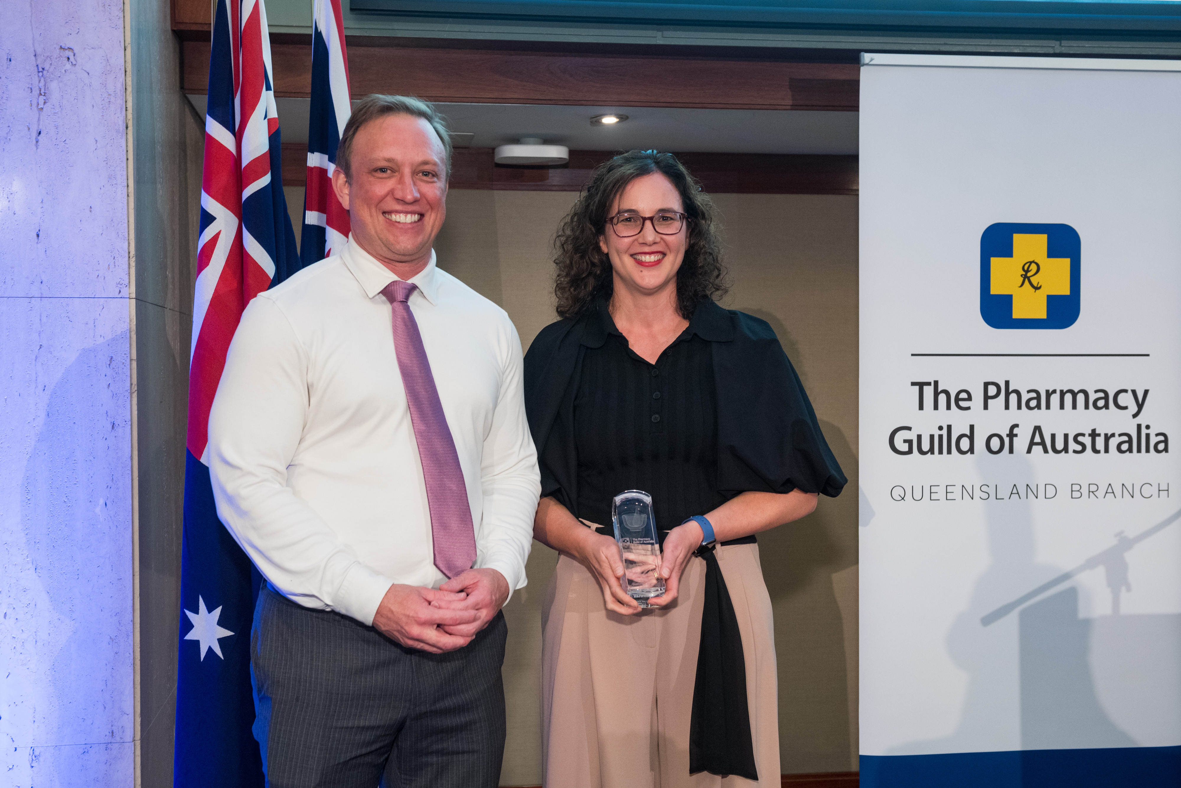 President's Award Winner Amanda Seeto with Premier Steven Miles